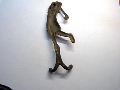 Bronze Golf Figure Rear View