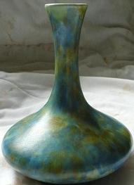 Chameleon Ware Art Deco Vase