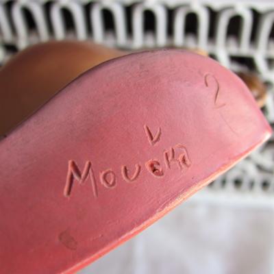 Moucka Marks on German Dolls Head Plaque