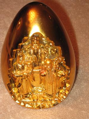 Gold Egg Decoration