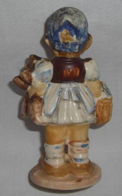 Rear view of Hummel Girl Figurine