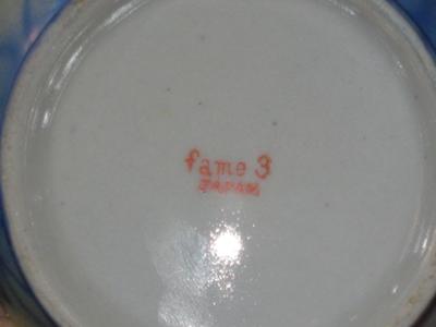 Japanese tea set Base Mark - Fame 3 JAPAN