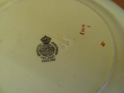 Minton Plate Mark