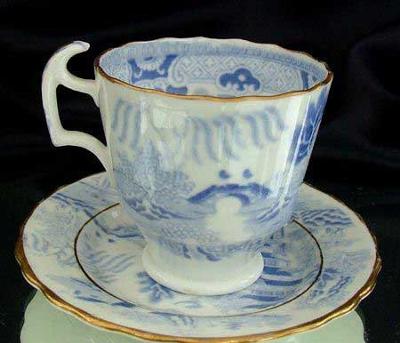 Side View of Cup and Saucer