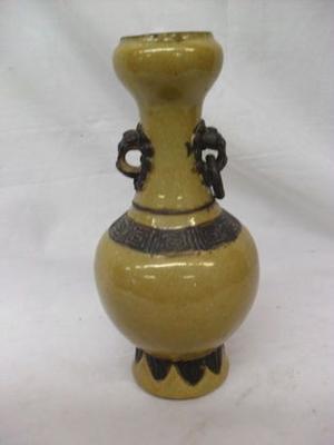 View of Qing Dynasty Vase