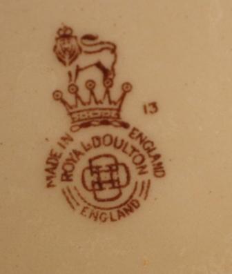 Royal Doulton Platter Seal