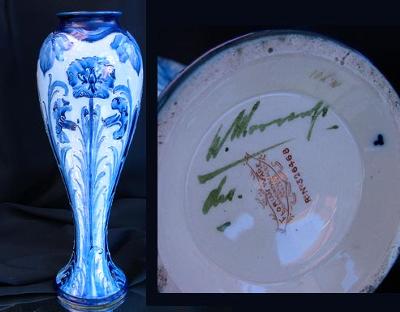 Signed William Moorcroft florian Ware Vase