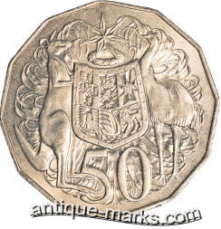 Collectible Australian Silver Coins - 50 cent piece