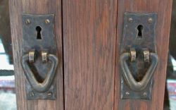 arts and crafts cabinet handles