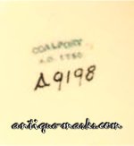 Coalport Marks dating to c1870 to 1880