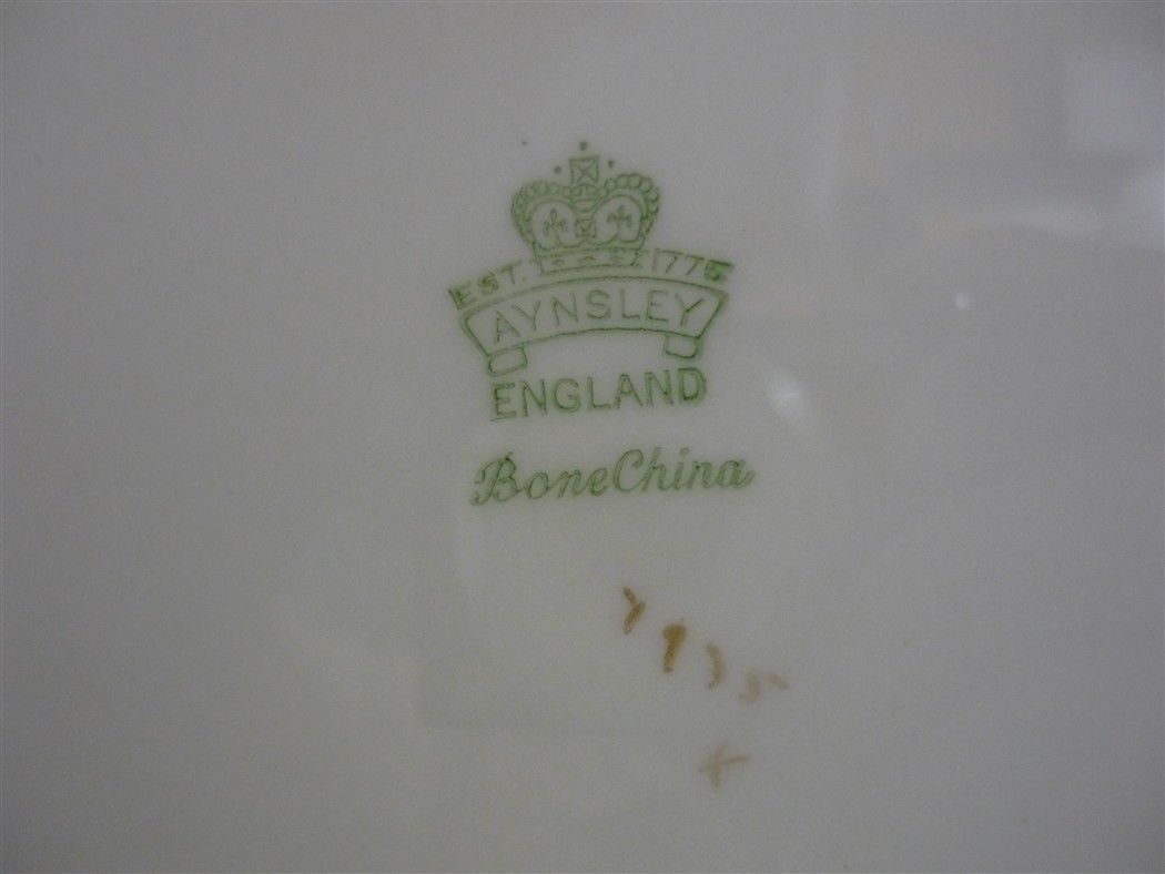 bone china made in england crown mark