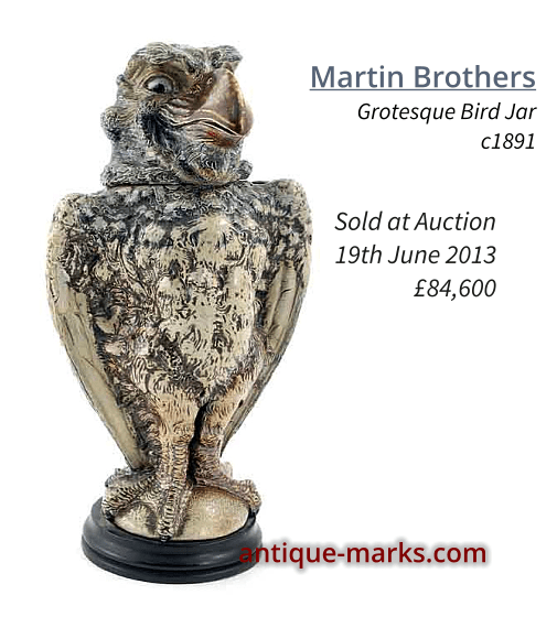 16.5 inch Martin Brothers Gothic Bird