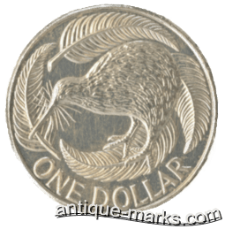 New Zealand Silver Coins - One Dollar