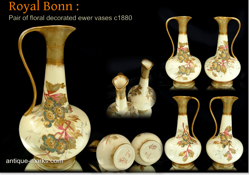 Porcelain marks bonn royal Antique Franz