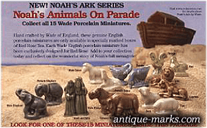 Wade Red Rose Tea Noahs Ark Series