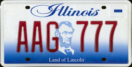 illinois license plate