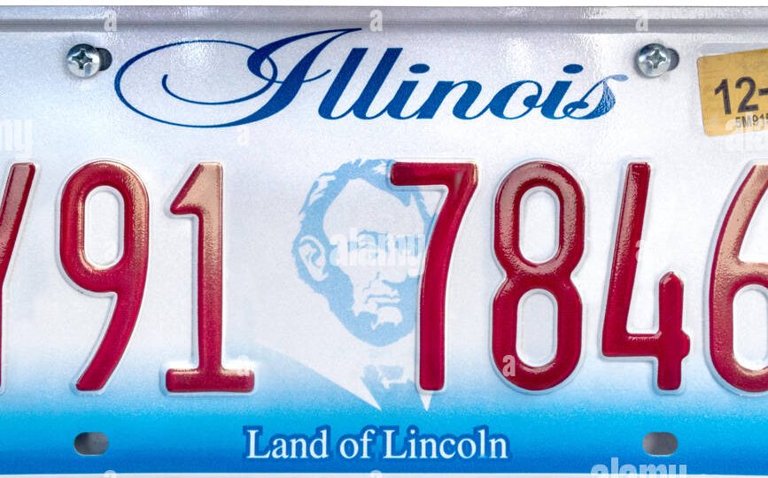 Illinois License Plate 7 Edited 