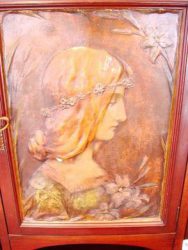 American furniture art nouveau detail