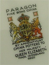 Bone china made outlet in england marks