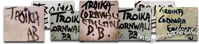 Troika Pottery Marks